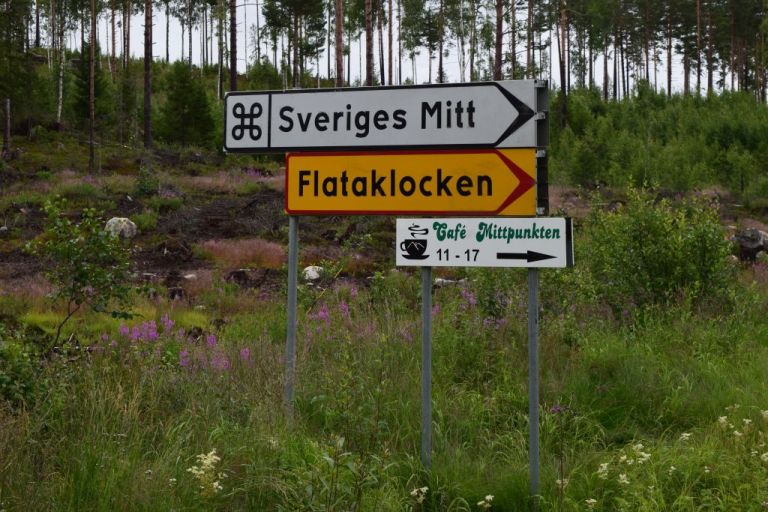 Sveriges mittpunkter – Flataklocken, Naggen, Ytterhogdal och Kårböle